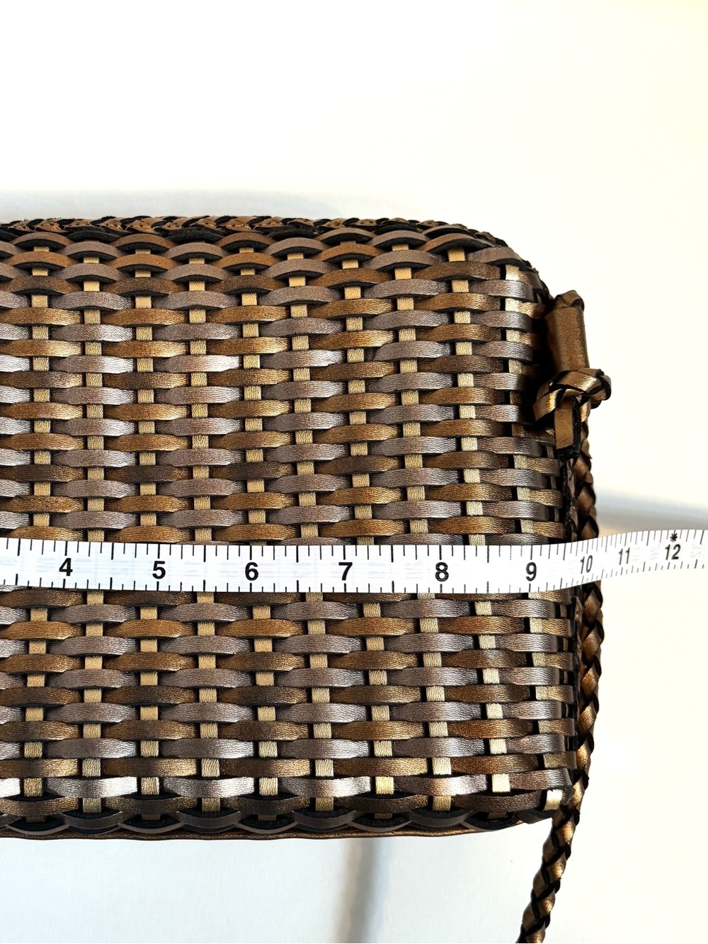 CEM vintage leather woven crossbody - Picture 7 of 9